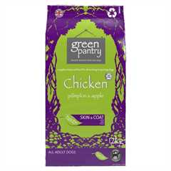 Green Pantry Skin & Coat Dry Dog Food - Chicken with Pumpkin & Apple